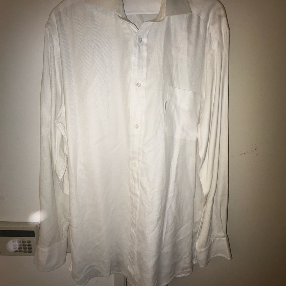Faconnable Size L Cotton Button Front Shirt Men’s
